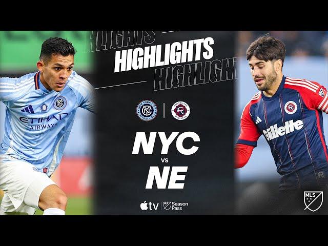 New York City FC vs. New England Revolution | Full Match Highlights