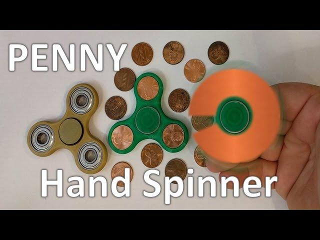 3D Printed Penny Hand Spinner - Fidget Toys