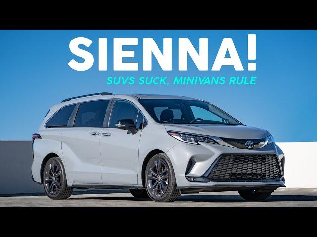 Vans Are Better Than SUVs – 2024 Toyota Sienna XSE Review!