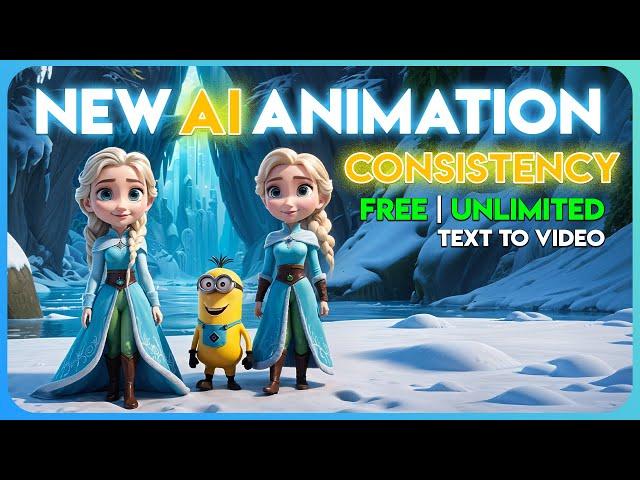 NEW AI Animation | Consistent Character | Free & Unlimited | Text to Video