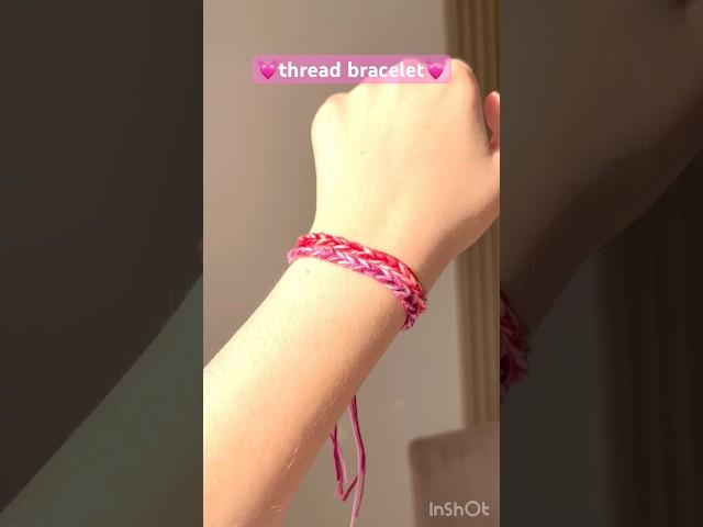 DIY thread bracelet