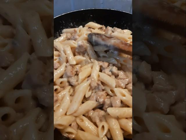 My son cooks