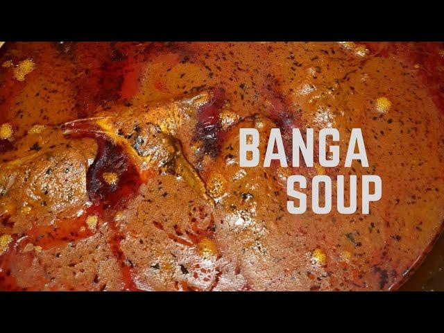 How to make Delta state Banga soup | Urhobo Banga soup recipe | Banga soup | Nigeria cuisine