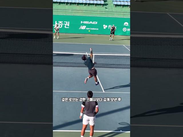 스매시 팁-깊게 보내라! #테니스 #tennis #정진화테니스레슨