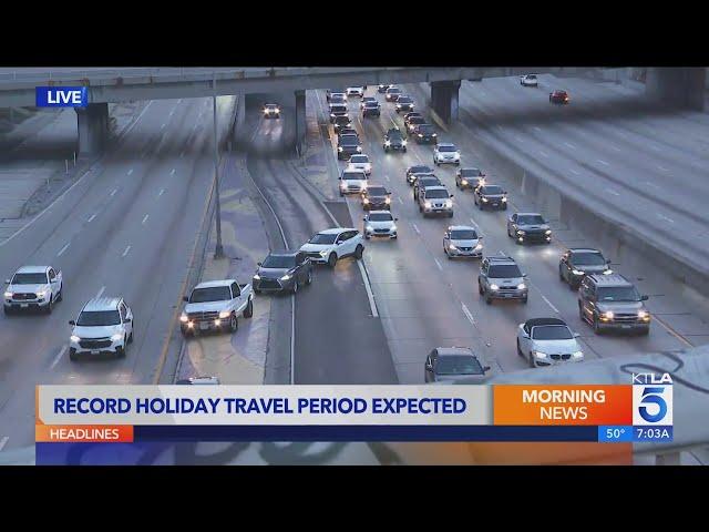 L.A. traffic chaos unfolds during KTLA reporter's live shot