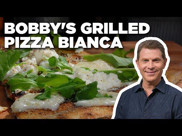 Bobby Flay's Grilled Pizza Bianca | Bobby Flay's Barbecue Addiction | Food Network