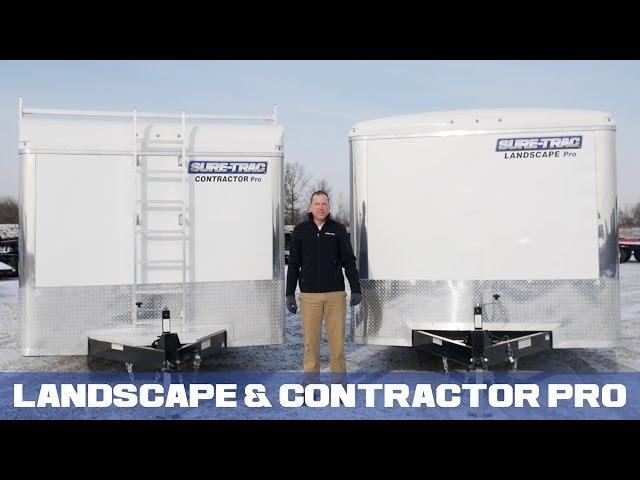 Contractor Pro and Landscape Pro Enclosed Trailers