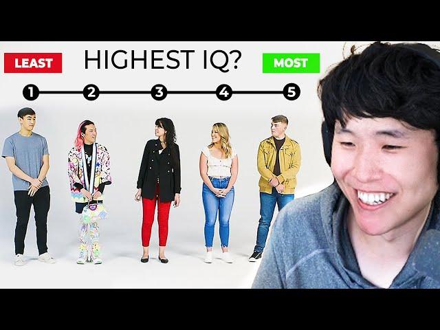 Ranking strangers IQ based on first impressions