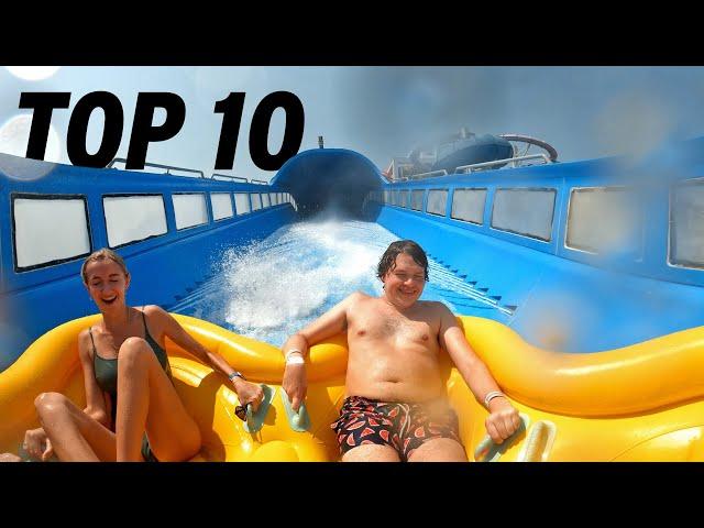 TOP 10 Rides at Atlantis The Palm Aquaventure Dubai