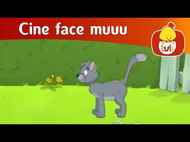 Cine face muuu? - Pisică, pentru copii - Luli TV