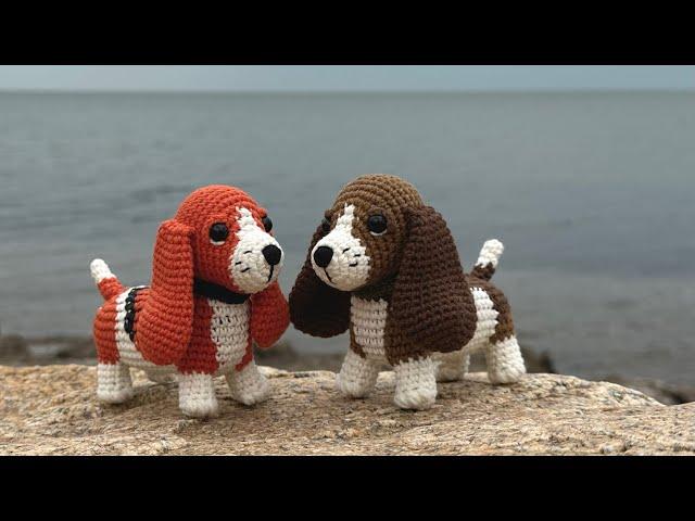 tutorial: BASSETT HOUND, a crochet puppy / БАССЕТ ГАУНД, вʼязане цуценя, part 3 (body)