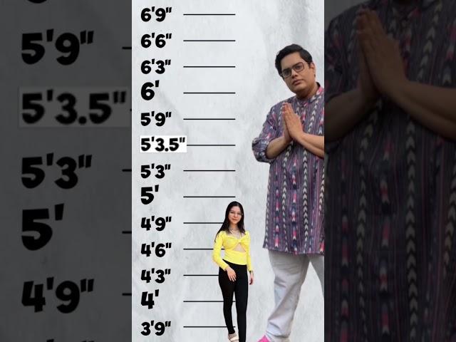 @AnkkitaC  HEIGHT REVEAL Ft. @tanmaybhat @8bitGoldygg @8bitBinks69 #shorts #ankkita #tanmaybhat