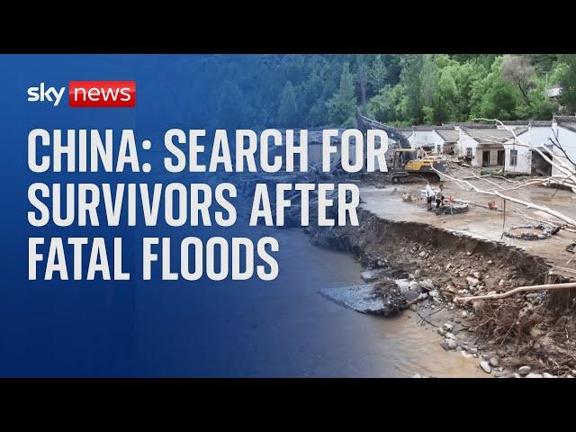 China: 11 dead and dozens missing after a bridge crumbles in flooding and heavy storms