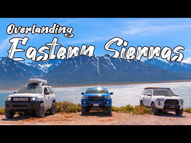 Eastern Sierras Overlanding Adventure - Hot Creek, Hot Springs, Crowley Lake Columns and more