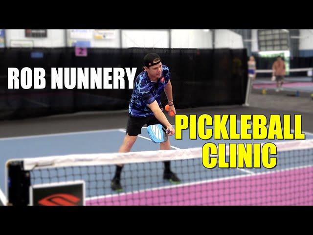 Rob Nunnery Pickleball Clinic at Wolverine Pickleball