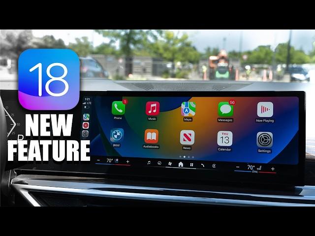 iOS 18 Apple CarPlay | 10 NEW FEATURES!