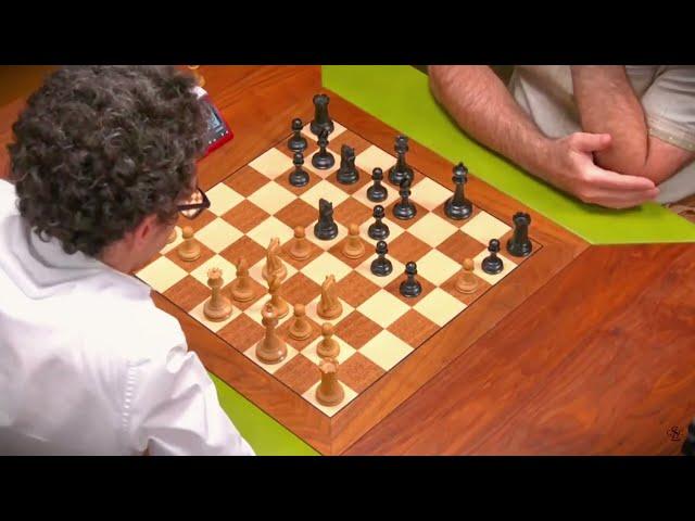 Garry Kasparov castling !!! - entertaining / Fabiano Caruana - Garry Kasparov / Chess 9LX