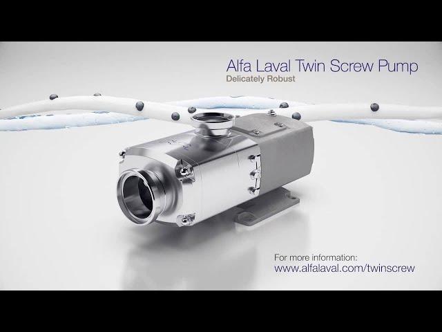 The new Alfa Laval Twin Screw pump - delicately robust