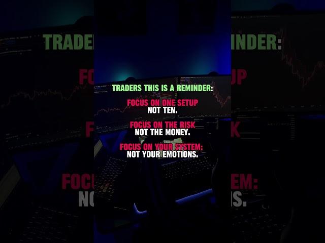 Focus on these three things to level up your trading game!