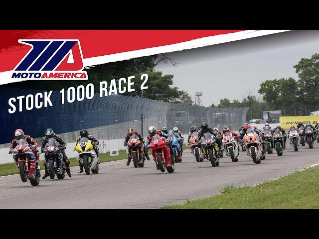 Stock 1000 Race 2 at Brainerd 2024 - FULL RACE | MotoAmerica