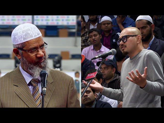 Clever Atheist Professor Challenged dr zakir naik About the existence of GOD