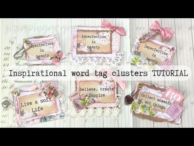 Inspirational Word tag clusters TUTORIAL