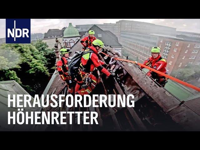 Spezialeinsatzgruppe Höhenrettung der Hamburger Feuerwehr | Die Nordreportage | NDR Doku