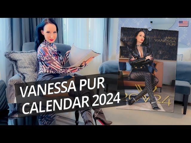 Vanessa Pur 2024 Fashion Calendar - Photoshoot Behind The Scenes