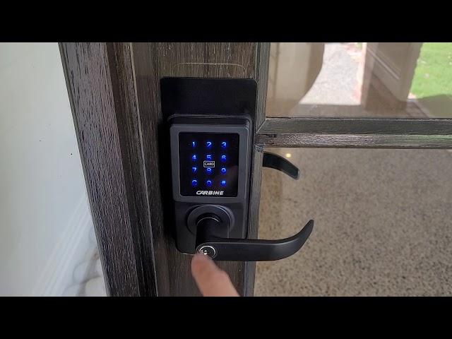 Carbine CEL 3 in 1 Digital Leverset Matt Black (QuickSmart Locksmiths - Sunbury)