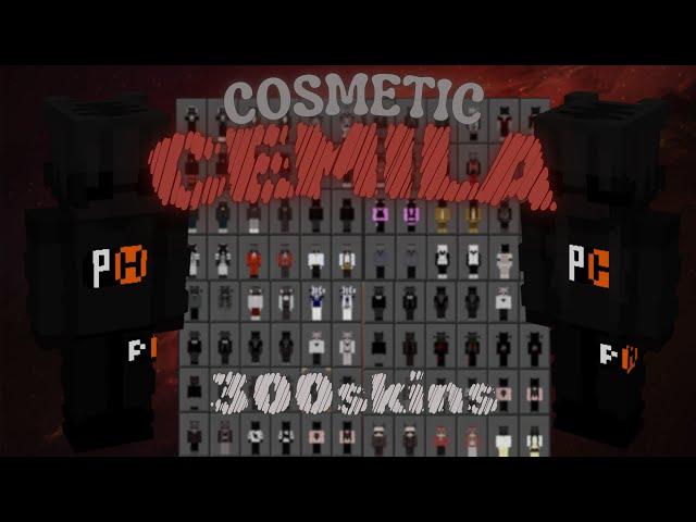 SPECIAL cEmila cosmetic skin for MCPE [+300skins]+working on thehive