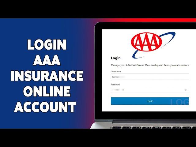 How To Login AAA Insurance Online Account 2024 | AAA Insurance Account Sign In Guide | aaa.com