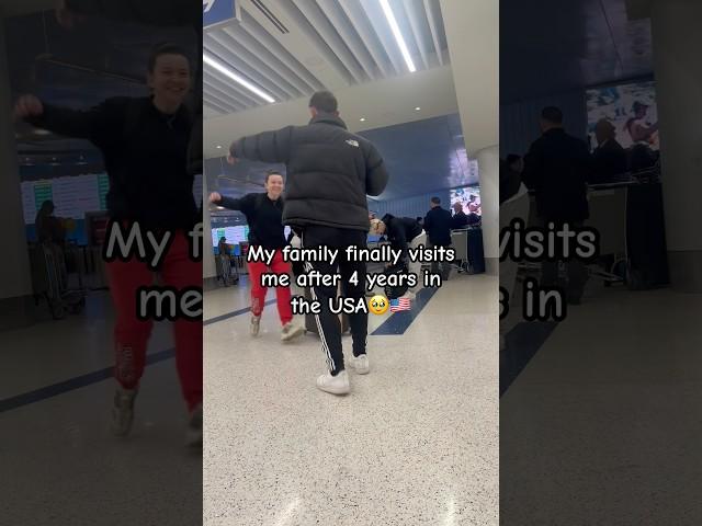 My family is finally here in America