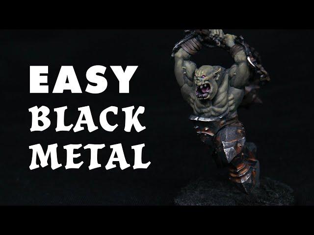 Paint BLACK Metal the fun way, SUPER FAST + EASY