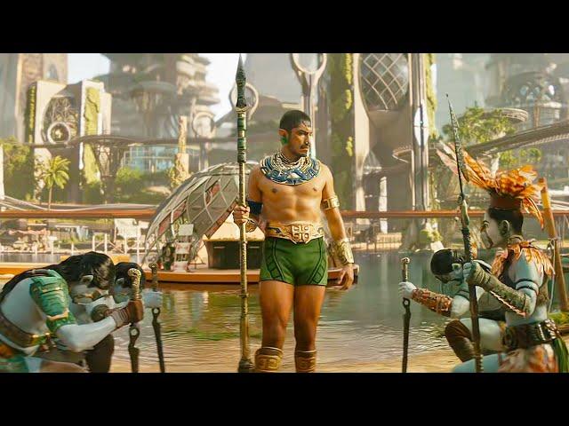 Black Panther 2 Wakanda Forever First Namor Fight Scene