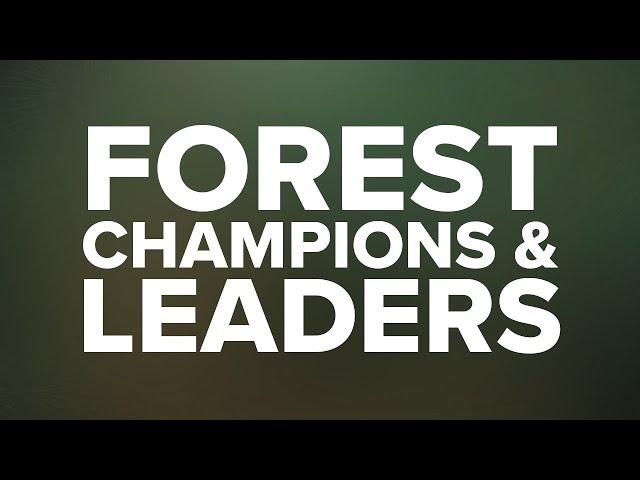 Keeping Forests 2021 Year In Review - Forest Champions & Leaders Section