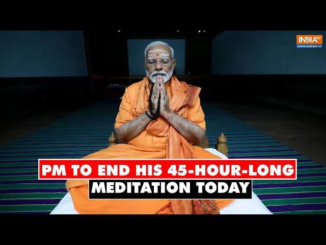 PM Modi in Kanniyakumari: PM to end his 45-hour-long meditation today in Kanniyakumari