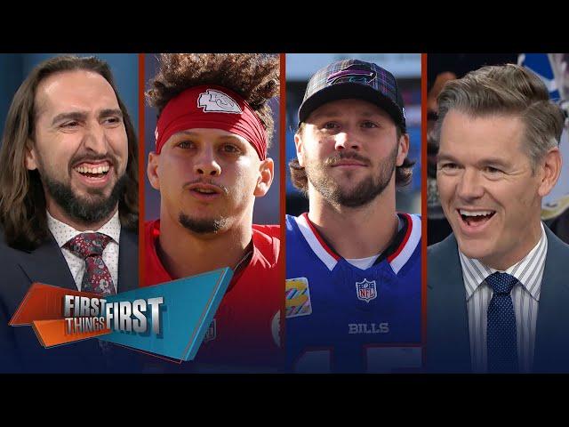 Chiefs underdogs vs. Bills: Can Mahomes pass Allen in MVP odds with a win? | FIRST THINGS FIRST