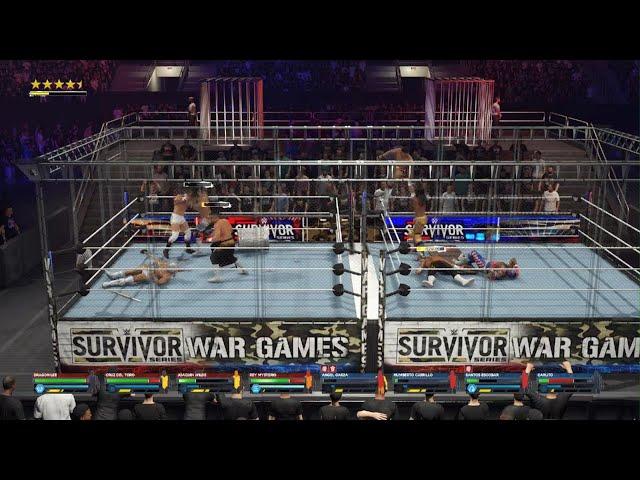 WarGames - Rey Mysterio, Dragon Lee, The LWO vs. Carlito, Santos Escobar, Legado Del Fantasma