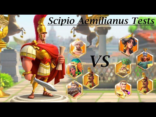 Scipio Aemilianus Tests / Rise of Kingdoms deutsch