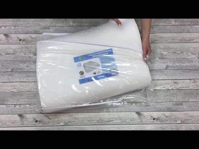 Ортопедическая подушка с эффектом памяти Эргономика от Smart Textile с ионами серебра