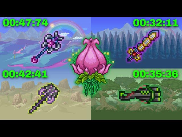 Plantera No Hit. Speed kill with all Class in Master Mode.