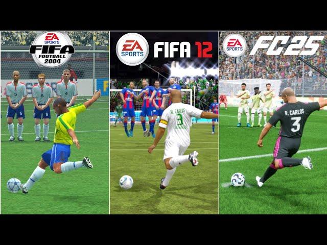 Roberto Carlos FreeKick In Every FIFA (FIFA 98-FC 25)