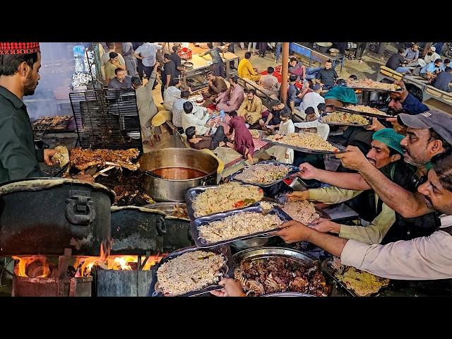 BALOCHI FULL GOAT DUM PUKHT RECIPE  BROHI BALOCHISTAN MEGA KITCHEN RECIPE | STREET FOOD HYDERABAD