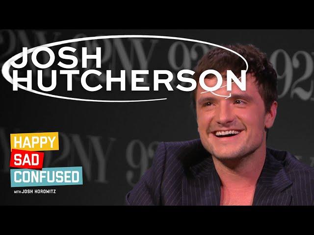 Josh Hutcherson talks THE BEEKEEPER, THE HUNGER GAMES, Whistle & internet memes I Happy Sad Confused