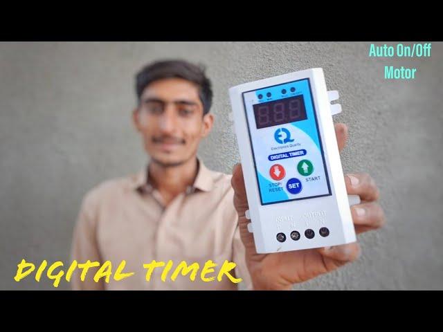 Digital TIMER For Fogger or Other applications, Auto On/Off Motor | डिजिटल टाइमर 230V AC