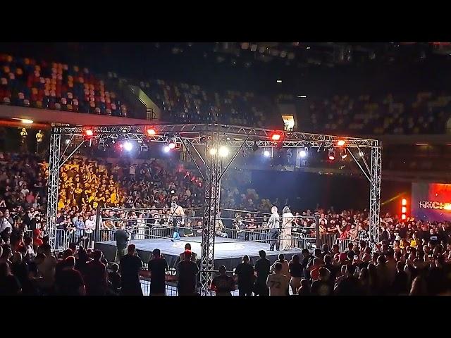 ZACK SABRE JR VS HECHICERO ENTRANCES AT REVPRO 12 YEAR ANNIVERSARY #wrestling #aew #wwe