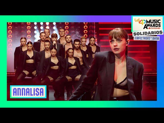 ANNALISA - Sinceramente | En directo en LOS40 Music Awards Santander 2024