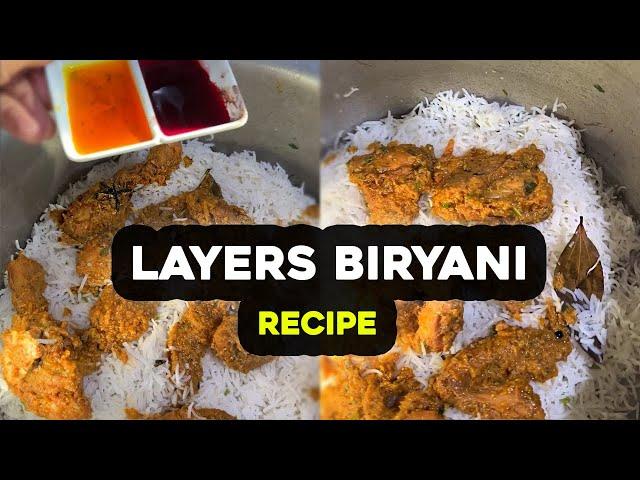 Masala Tikka Biryani Recipe | Layers Wali Karachi Style Biryani Making