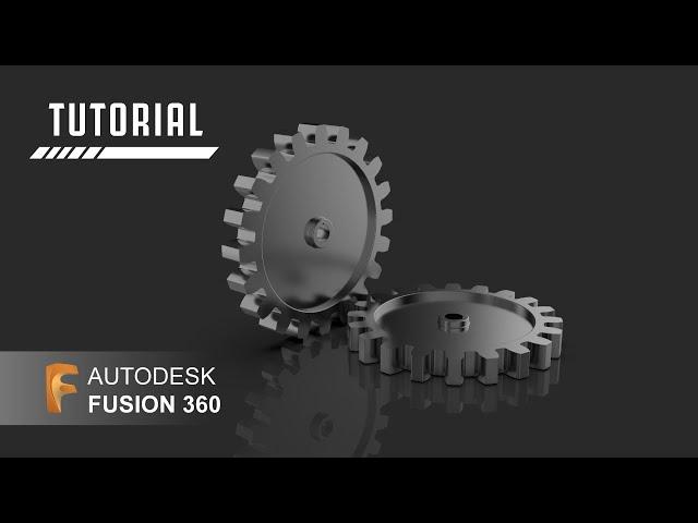 How to design a spur gear in Autodesk Fusion 360 | Fusion 360 Tutorial