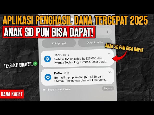 APLIKASI PENGHASIL DANA TERCEPAT 2025 - CARA MENGHASILKAN UANG DARI INTERNET - GAME PENGHASIL UANG